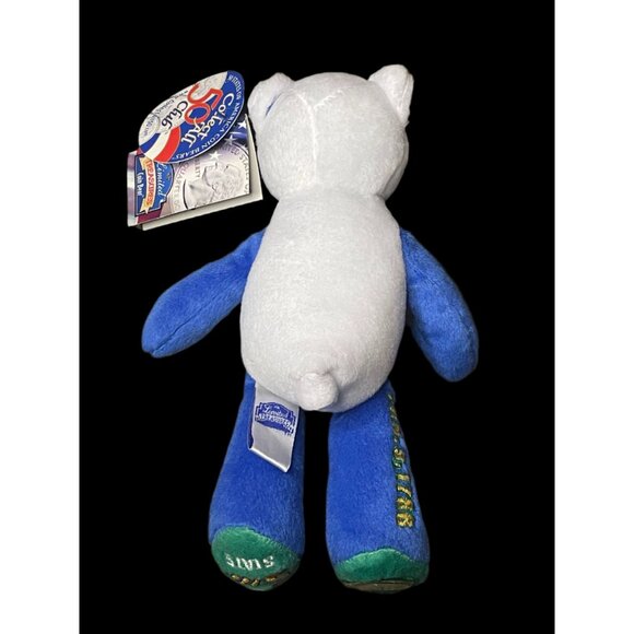 2000 Limited Treasures Connecticut State Quarter Coin Bean Bear Plush - Picture 4 of 5